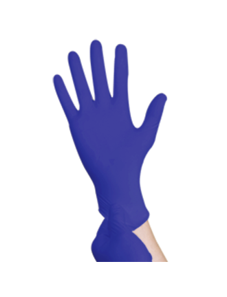 Рукавички нітрилові Medicom SafeTouch Advanced Cool Blue 3,5г Фіолетові 100 шт