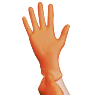 Рукавички нітрилові Medicom SafeTouch Premium Orange 5г Помаранчеві 100 шт