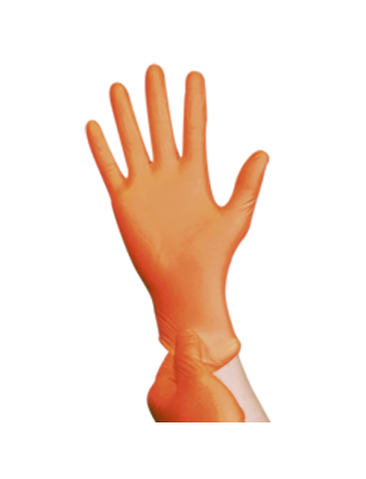 Рукавички нітрилові Medicom SafeTouch Premium Orange 5г Помаранчеві 100 шт