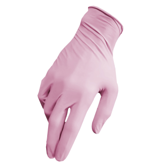 Рукавички нітрилові Medicom SafeTouch Advanced Pink 3,8г Рожеві 100 шт