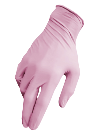 Рукавички нітрилові Medicom SafeTouch Advanced Pink 3,8г Рожеві 100 шт
