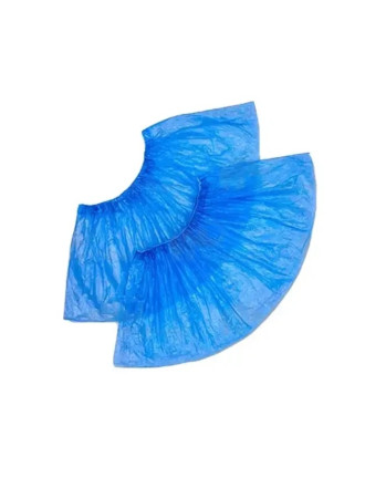 Бахіли захисні Polix PRO&MER 3г 40х14 см 13 мкм Блакитні 100 шт