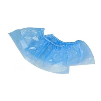 Бахіли захисні Polix 3г 40х15 см Блакитні 200 шт