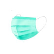 Маска тришарова Medicom SAFE+MASK Economy з петлями для вух 50 шт Зелена