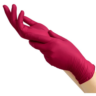 Рукавички нітрилові MediOk Ruby 3,8г Бодові 100 шт