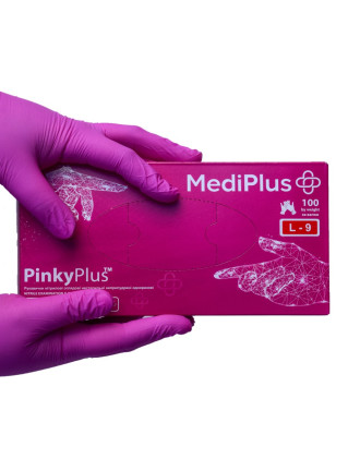 Набір Рожевий №2 (рукавички+маски+бахіли+шапочки)