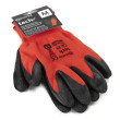 Рукавички робочі поліестерові Mercator tech латексним покриттям Червоні 24 шт