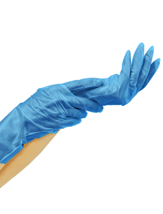 Рукавички ТПЕ MediOk TPE 2г Блакитні 200 шт