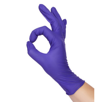 Рукавички нітрилові MediPlus NitryPlus Violet 3,9 г Фіолетові 100 шт