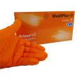 Рукавички міцні нітрилові MediPlus GrippyPlus Orange 9 г Помаранчеві 50 шт